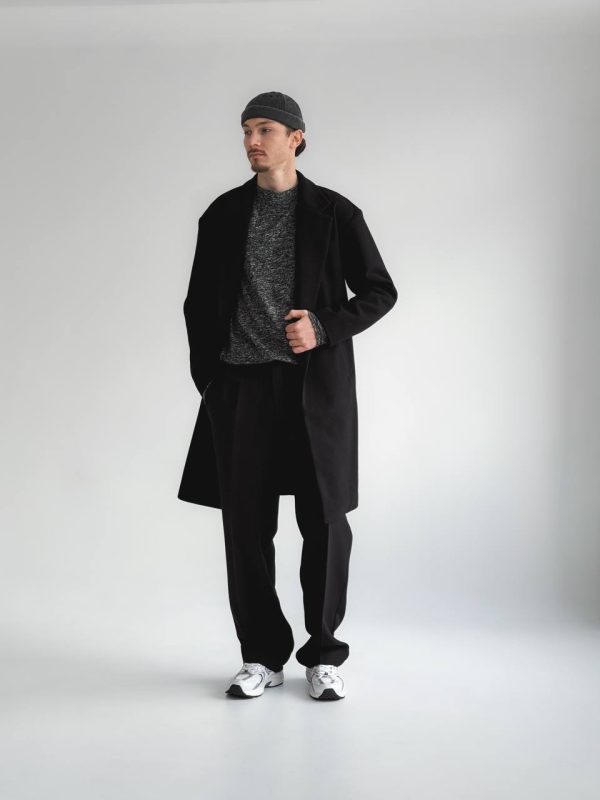 ПАЛЬТО COAT OVERSIZE ЧОРНЕ