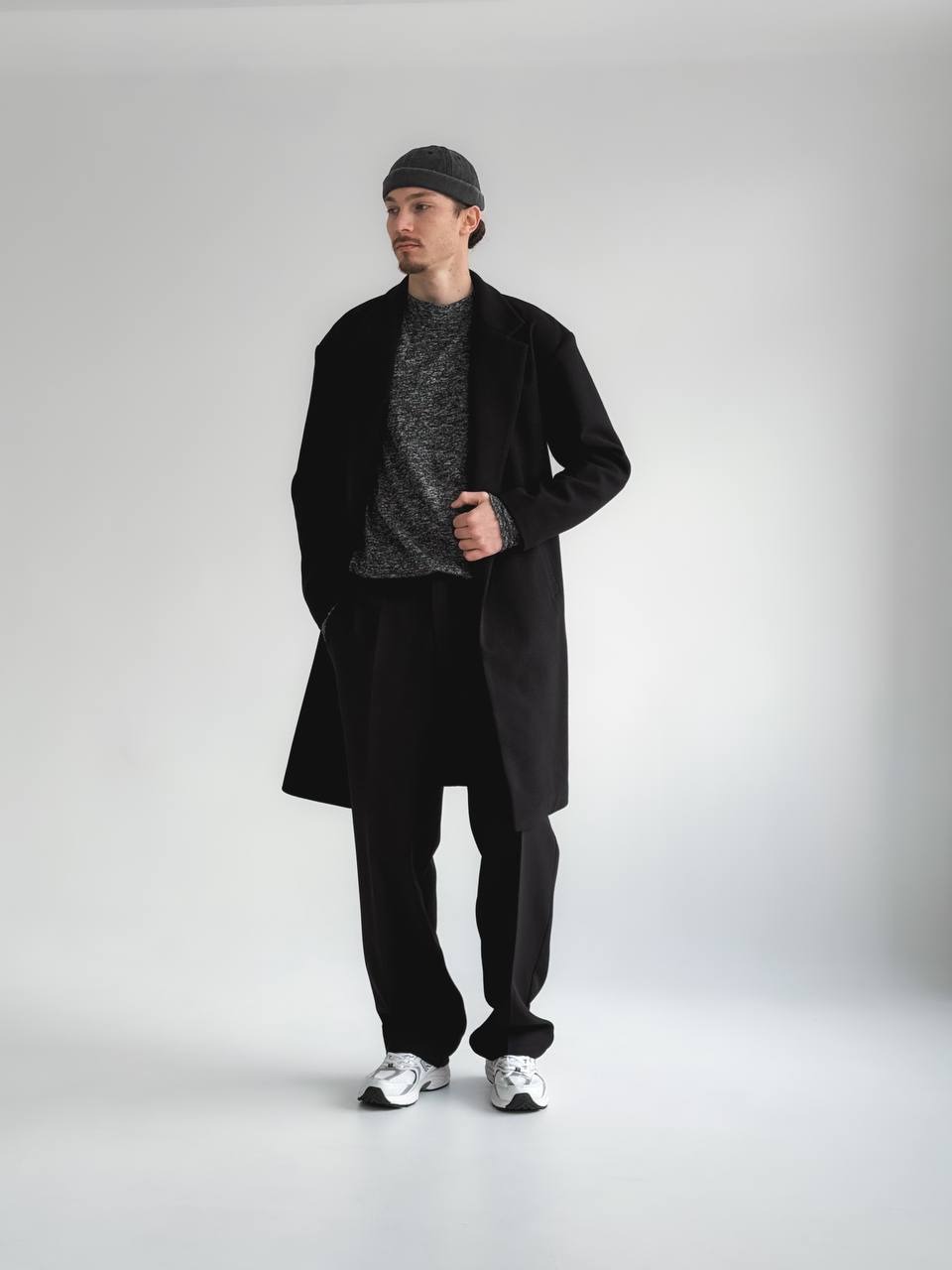 ПАЛЬТО COAT OVERSIZE ЧОРНЕ