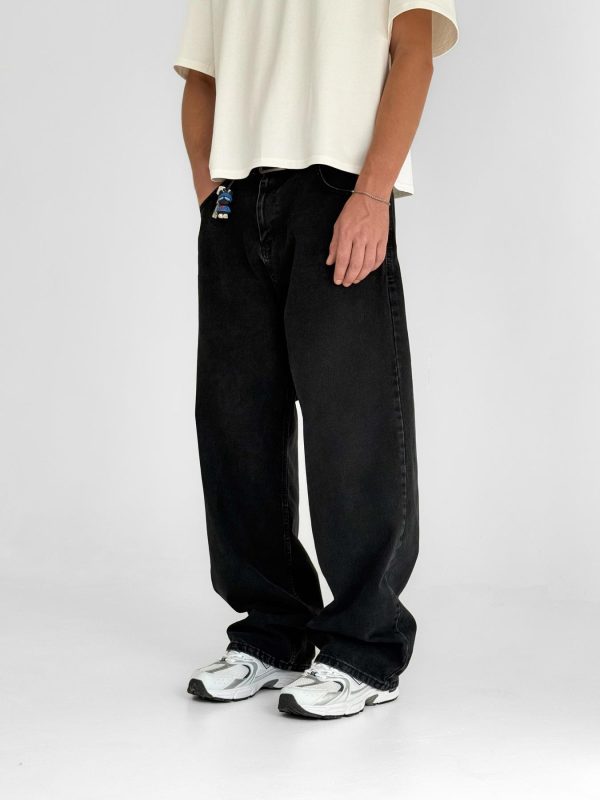 ДЖИНСИ BAGGY FIT ЧОРНІ