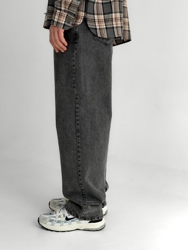 ДЖИНСИ BAGGY FIT СІРІ