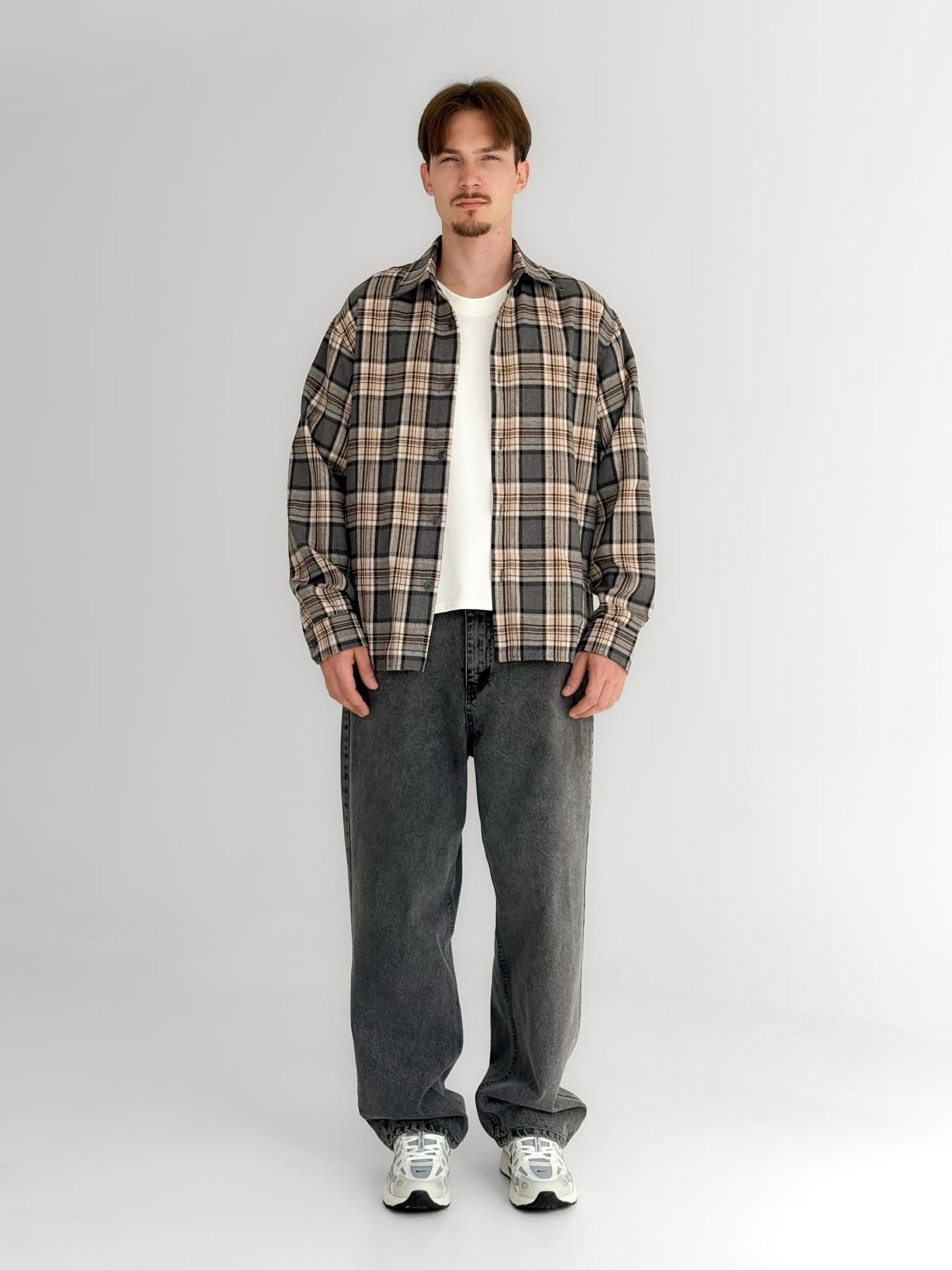 ДЖИНСИ BAGGY FIT СІРІ