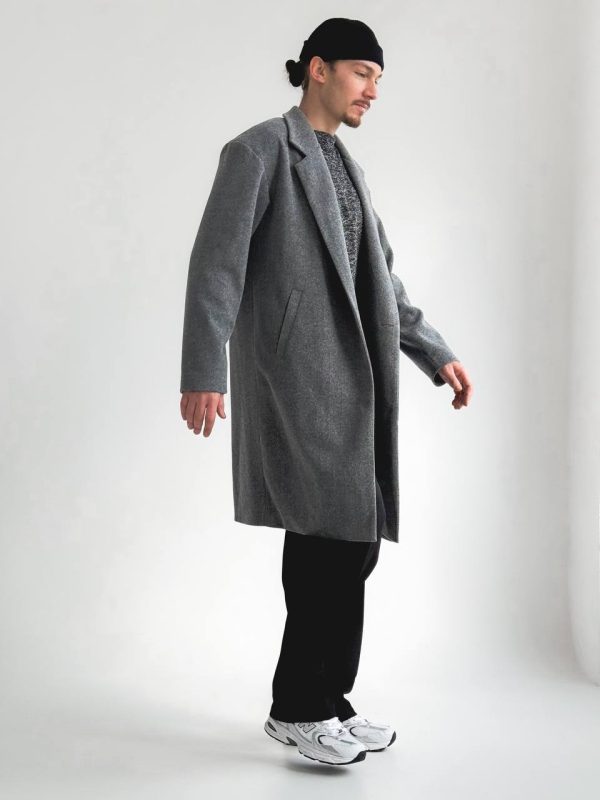 ПАЛЬТО COAT OVERSIZE ГРАФІТ