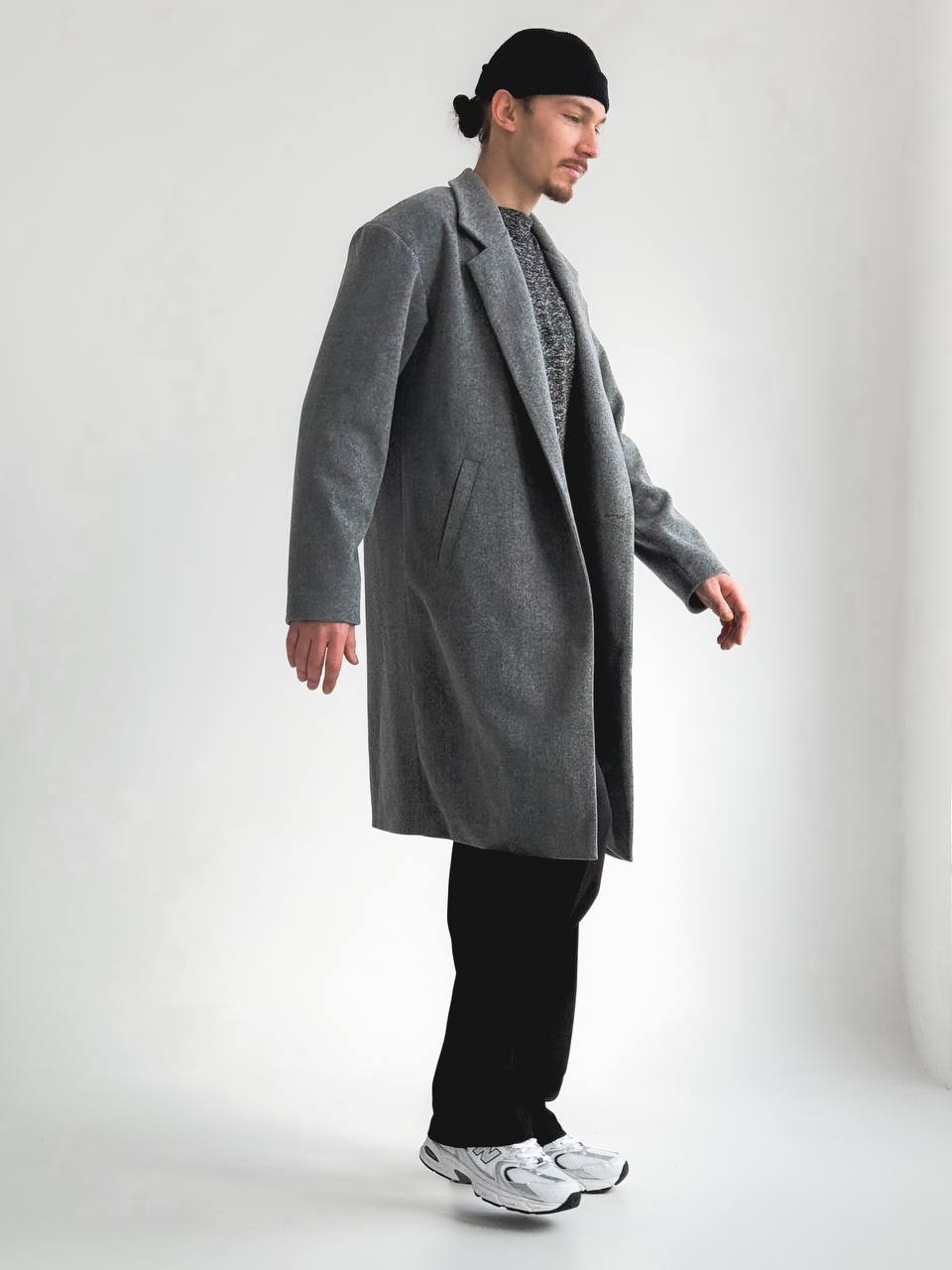 ПАЛЬТО COAT OVERSIZE ГРАФІТ