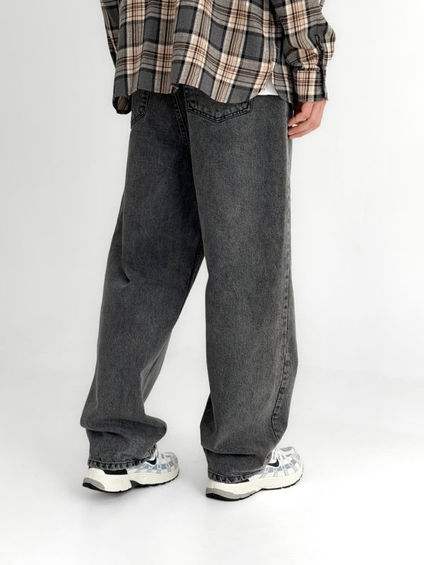 ДЖИНСИ BAGGY FIT СІРІ