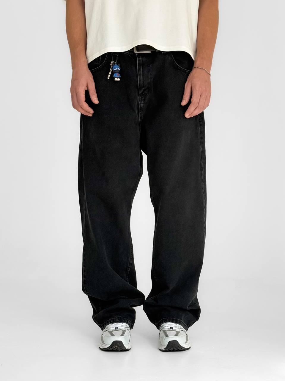 ДЖИНСИ BAGGY FIT ЧОРНІ