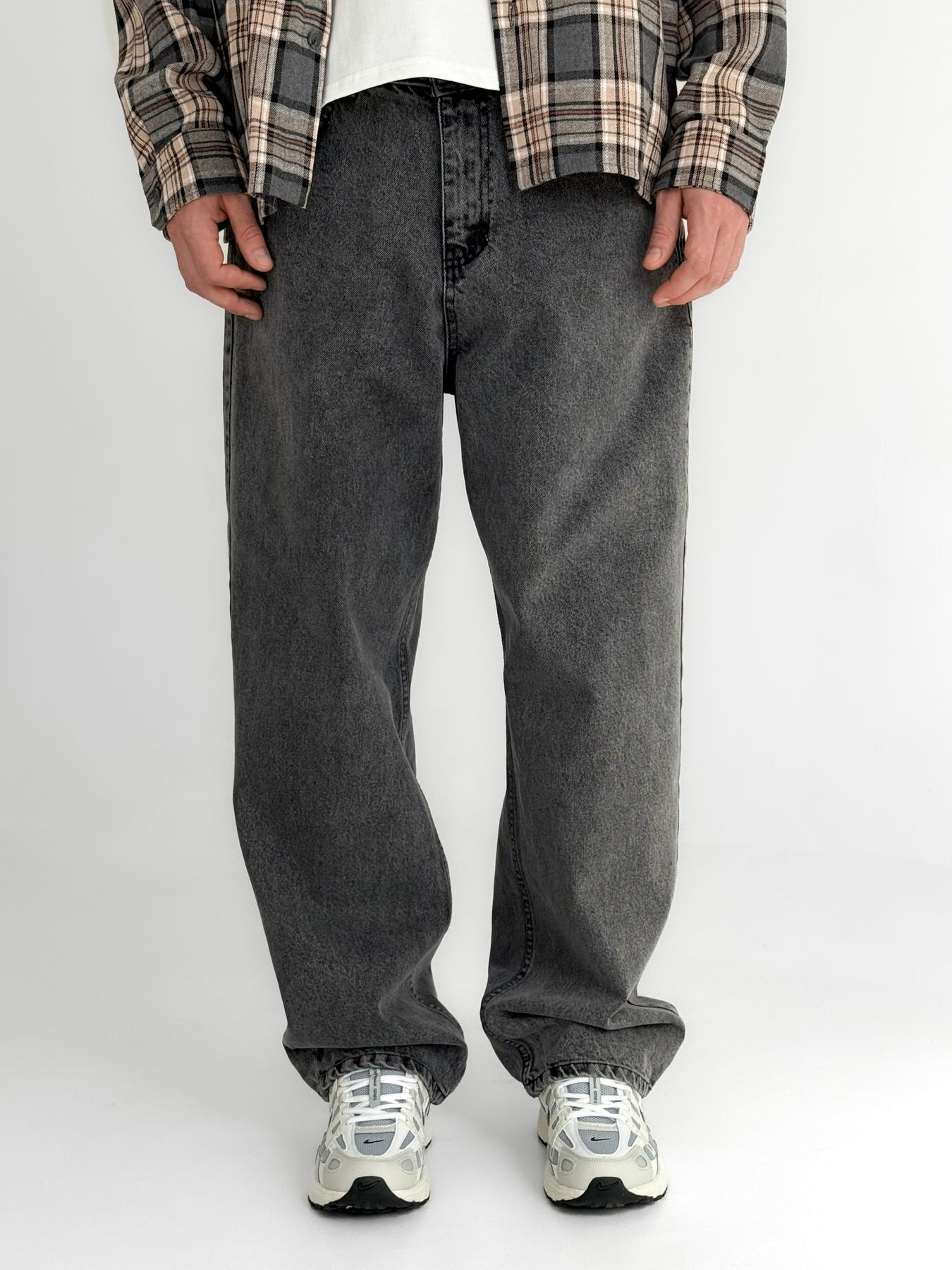 ДЖИНСИ BAGGY FIT СІРІ