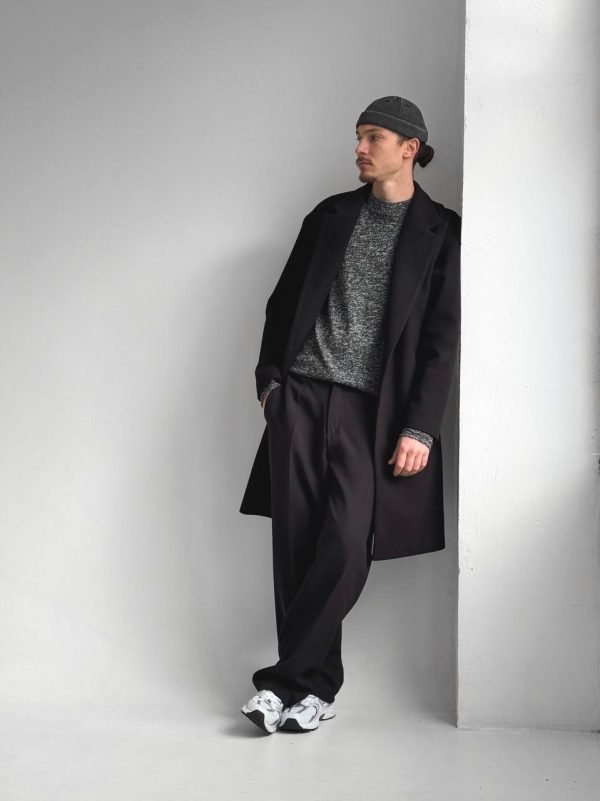 ПАЛЬТО COAT OVERSIZE ЧОРНЕ