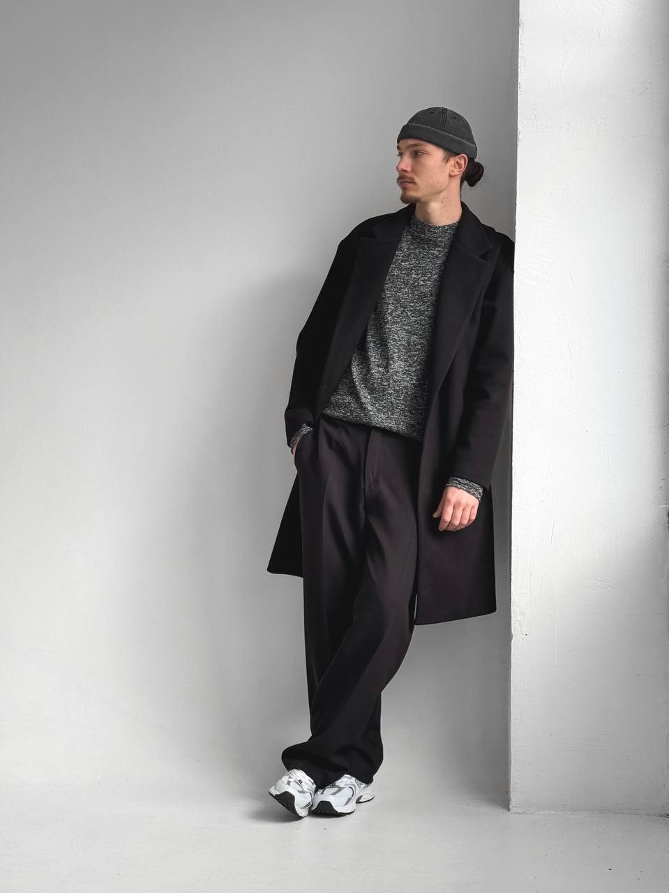 ПАЛЬТО COAT OVERSIZE ЧОРНЕ
