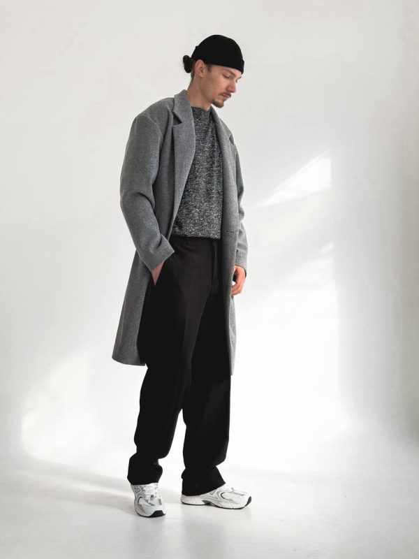 ПАЛЬТО COAT OVERSIZE ГРАФІТ