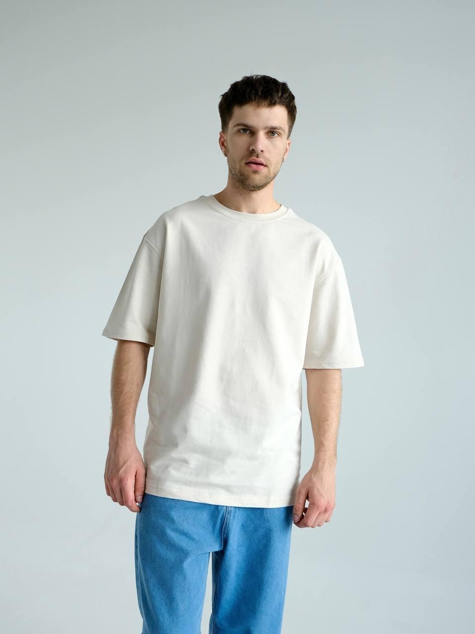 ФУТБОЛКА BAZA OVERSIZE МОЛОЧНА