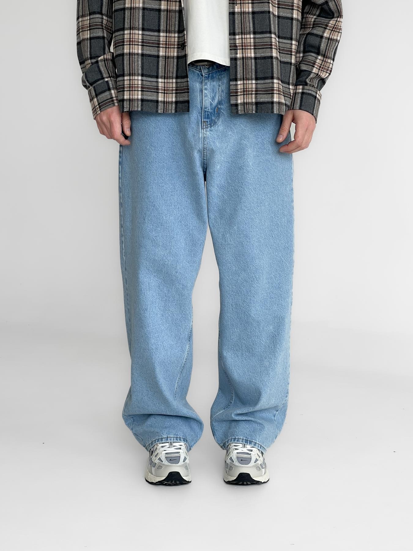 ДЖИНСИ BAGGY FIT БЛАКИТНІ