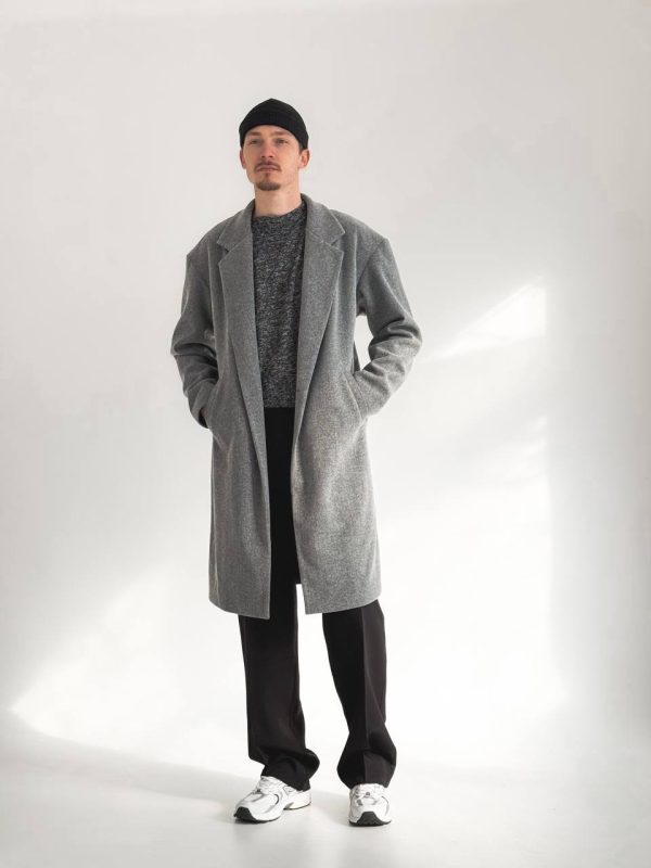 ПАЛЬТО COAT OVERSIZE ГРАФІТ