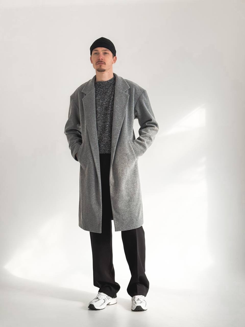 ПАЛЬТО COAT OVERSIZE ГРАФІТ