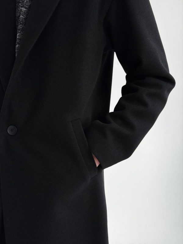 ПАЛЬТО COAT OVERSIZE ЧОРНЕ