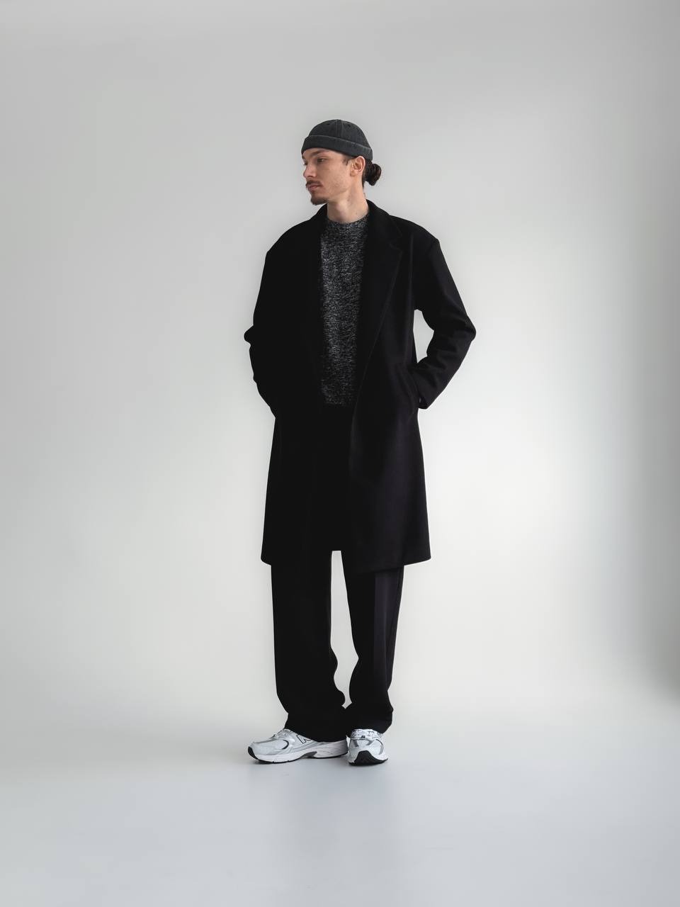ПАЛЬТО COAT OVERSIZE ЧОРНЕ