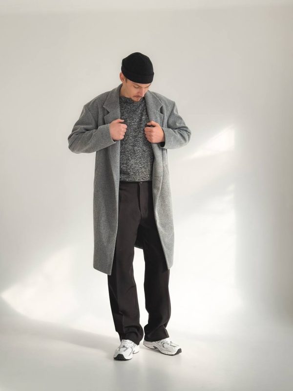 ПАЛЬТО COAT OVERSIZE ГРАФІТ