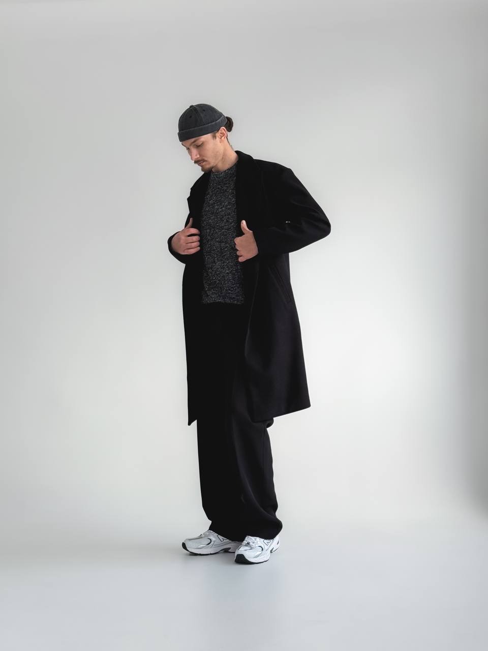 ПАЛЬТО COAT OVERSIZE ЧОРНЕ