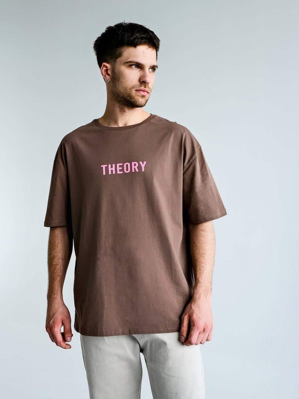 ФУТБОЛКА THEORY КОРИЧНЕВА
