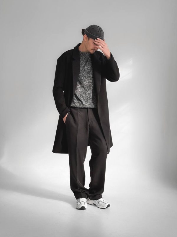 ПАЛЬТО COAT OVERSIZE ЧОРНЕ